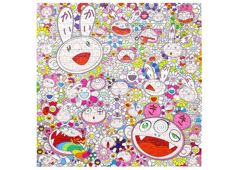 Takashi Murakami Kaikai & Kiki & FLOWERS Jigsaw Puzzle (650 Pieces)
