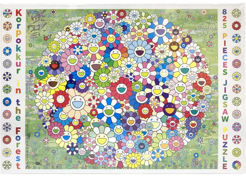 Takashi Murakami Korpokkur in the Forest Jigsaw Puzzle (825 Pieces)