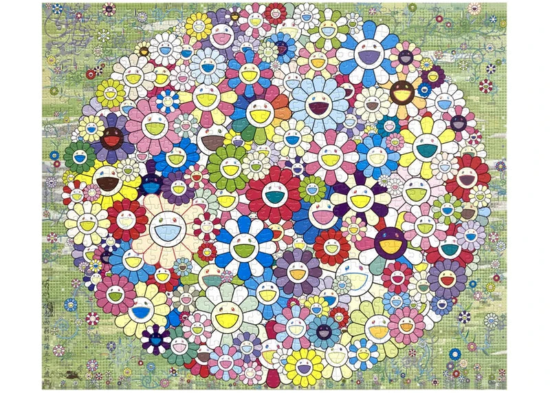 Takashi Murakami Korpokkur in the Forest Jigsaw Puzzle (825 Pieces)