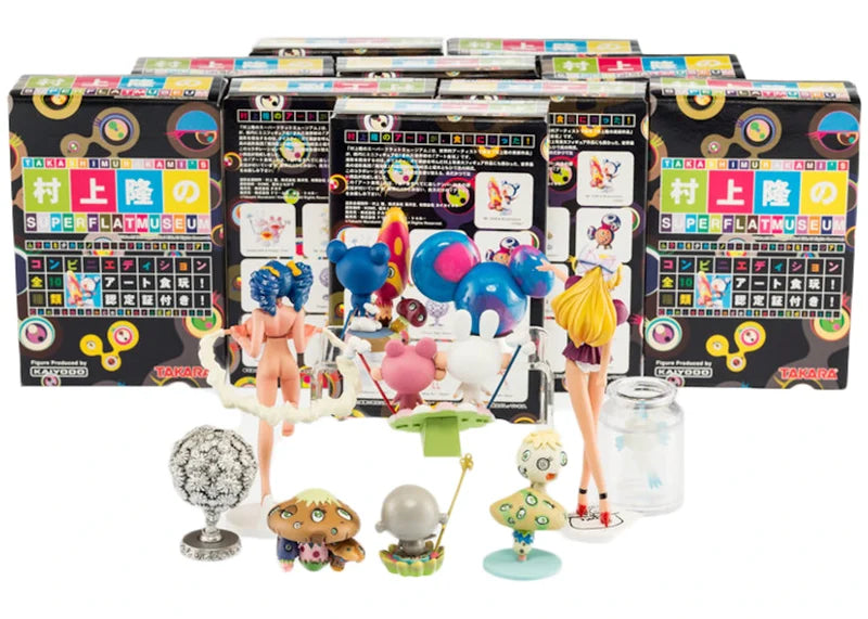 Takashi Murakami Super Flat Museum (10 Figure) Set