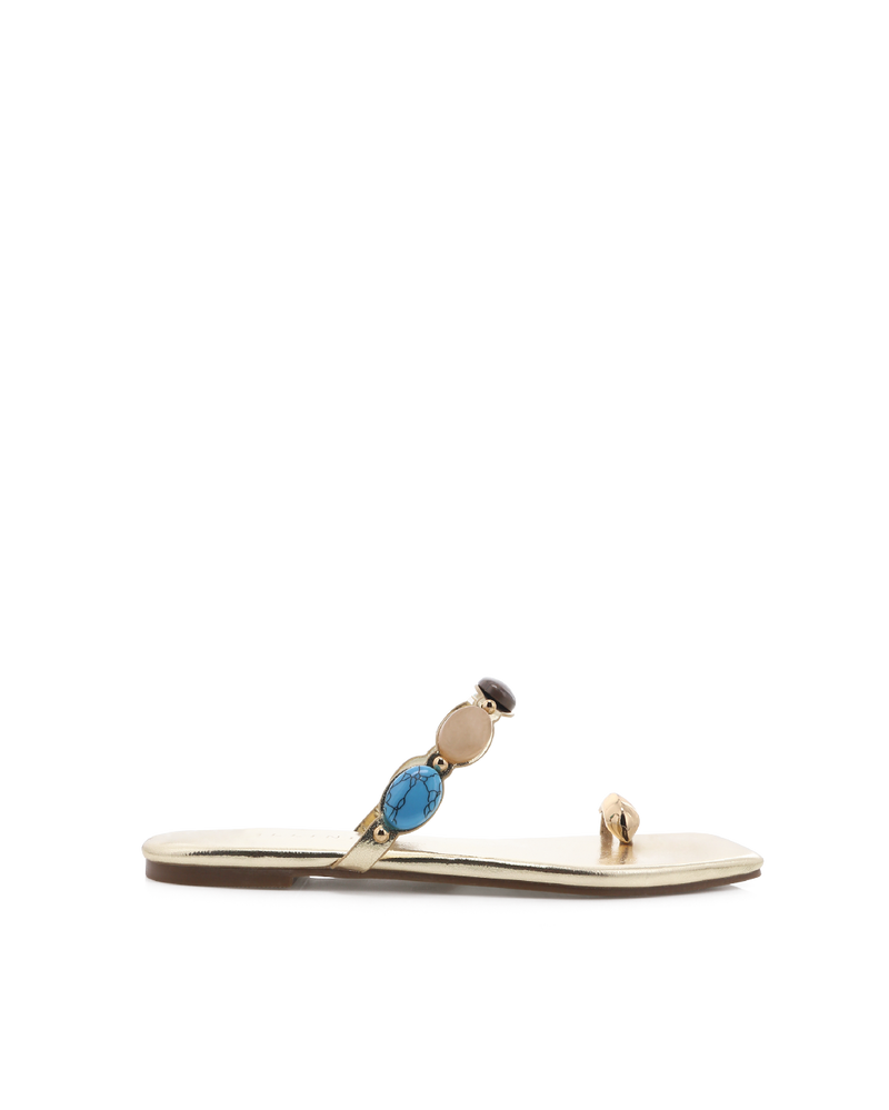 TANEESHA - GOLD-MULTI-Sandals-Billini-Billini
