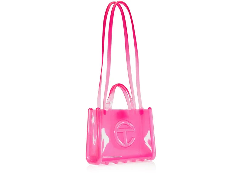 Telfar x Melissa Medium Jelly Shopper Clear Pink