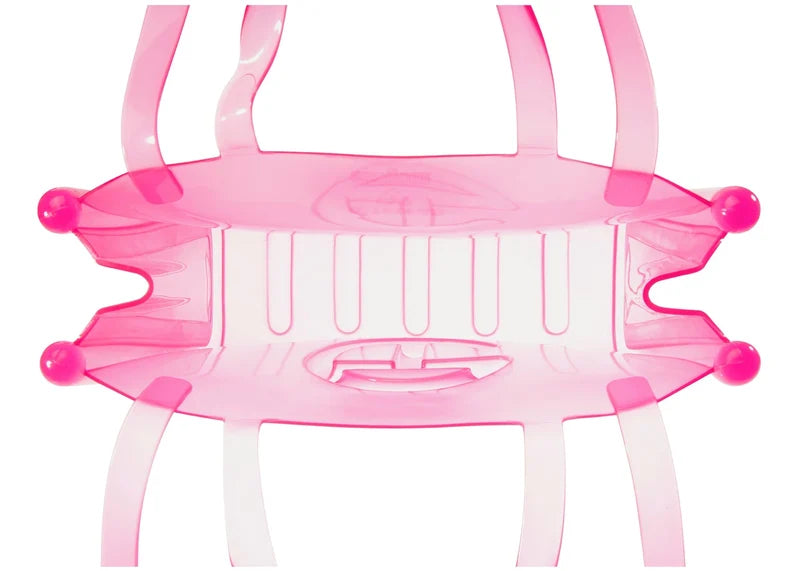 Telfar x Melissa Medium Jelly Shopper Clear Pink