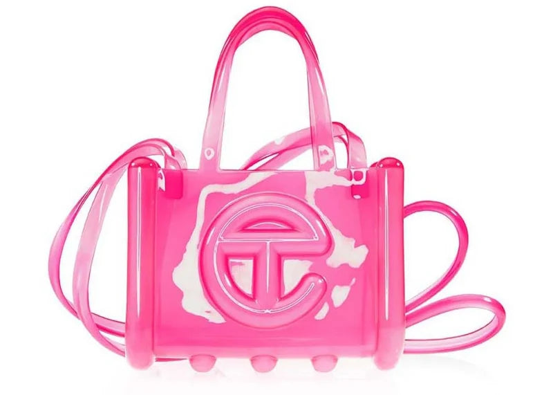 Telfar x Melissa Small Jelly Shopper Clear Pink