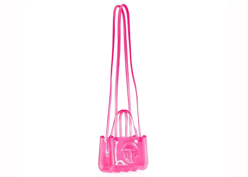 Telfar x Melissa Small Jelly Shopper Clear Pink