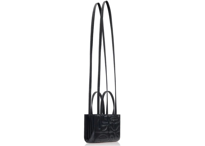 Telfar x Moose Knuckles Quilted Small Shopper Black