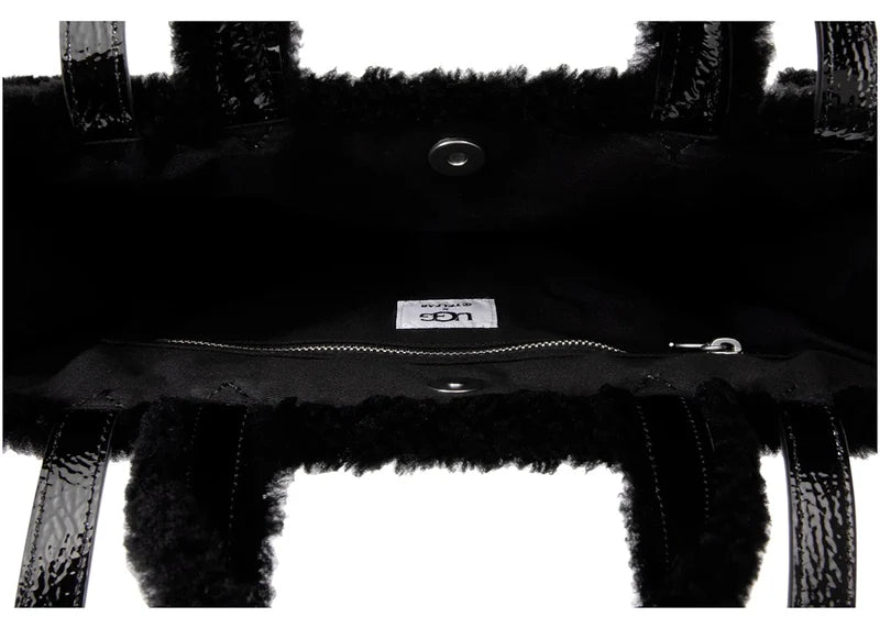 Telfar x UGG Medium Shopper Crinkle Black