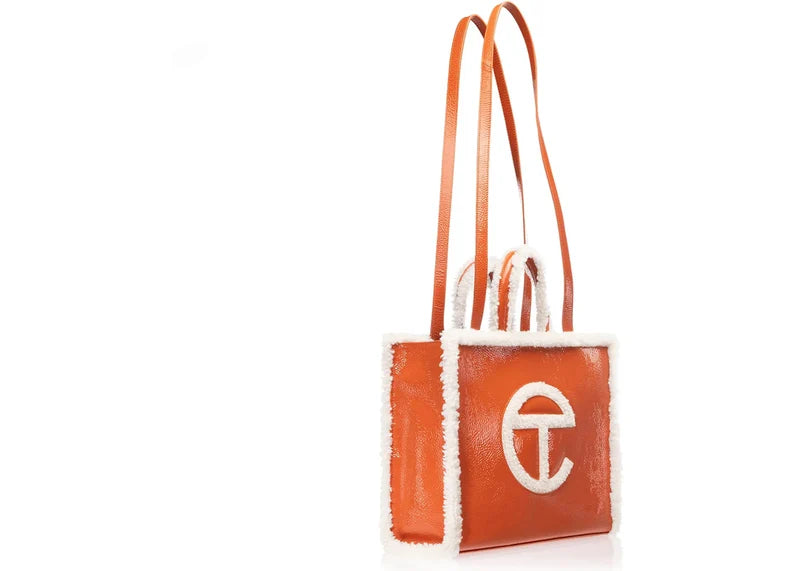 Telfar x UGG Medium Shopper Crinkle Spicy Pumpkin