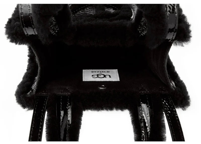Telfar x UGG Small Shopper Crinkle Black