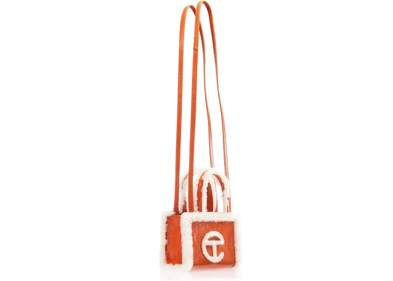 Telfar x UGG Small Shopper Crinkle Spicy Pumpkin