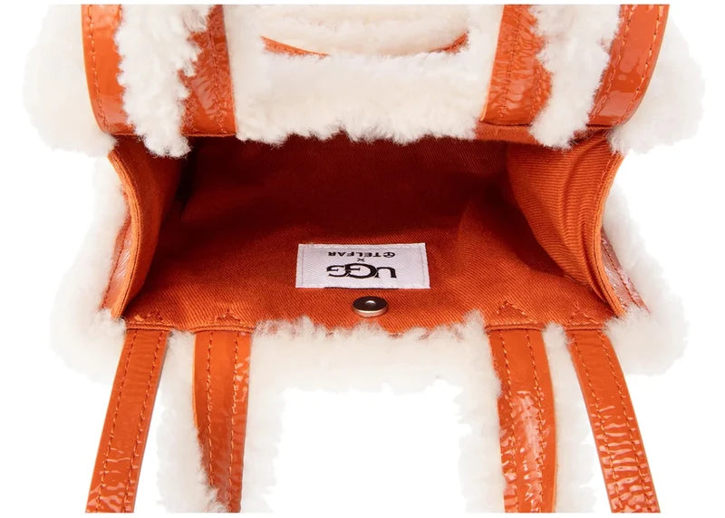 Telfar x UGG Small Shopper Crinkle Spicy Pumpkin