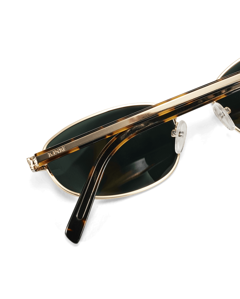 THE ANGELINA - TORT-GREEN-SUNGLASSES-BANBE-Billini