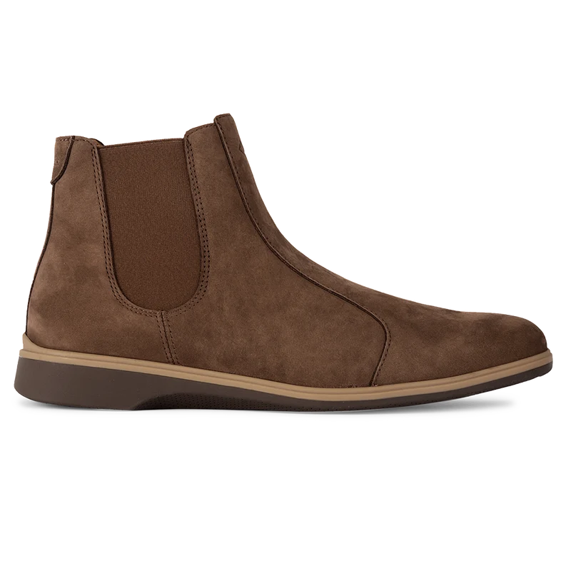 The Chelsea by Amberjack in Copper Brown Nubuck - Lateral View