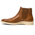 The Chelsea Boot by Amberjack in Honey & Cream Tan Leather - Medial Side View