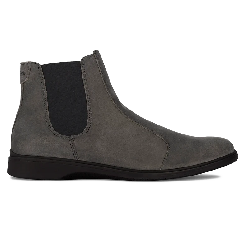 The Chelsea by Amberjack in Steel Grey Nubuck - Lateral View
