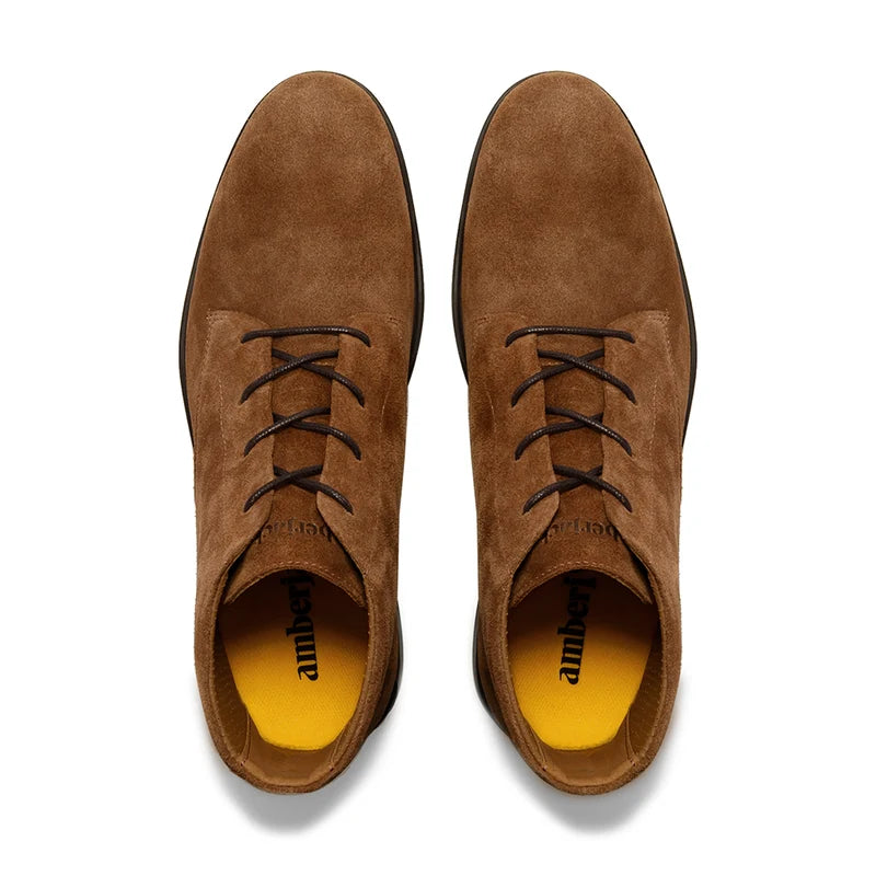 The Chukka Boot by Amberjack in Grizzly - Top Down View