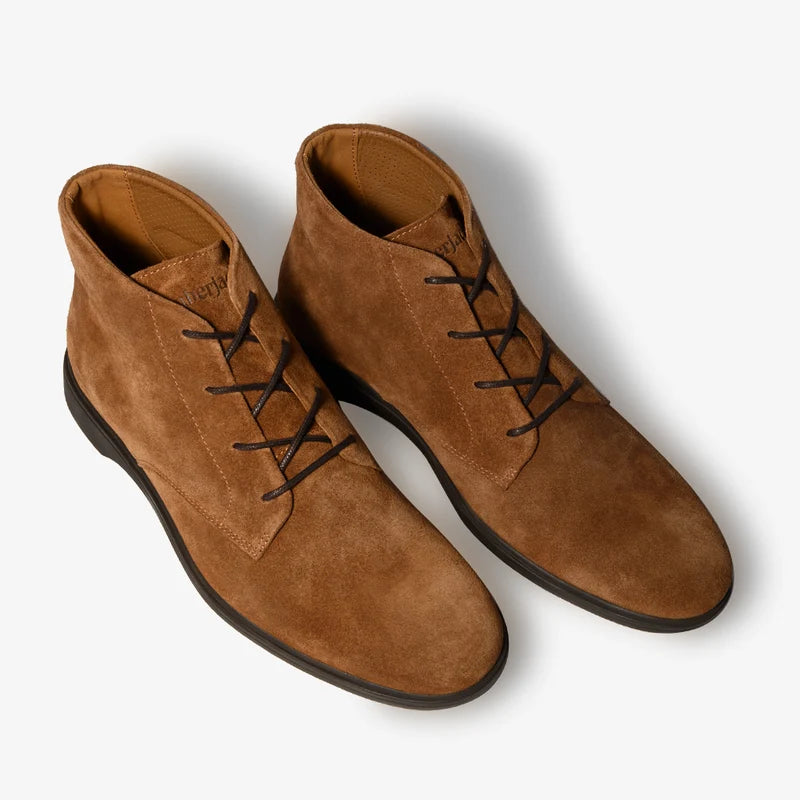 The Chukka Boot by Amberjack in Grizzly - 3/4 View