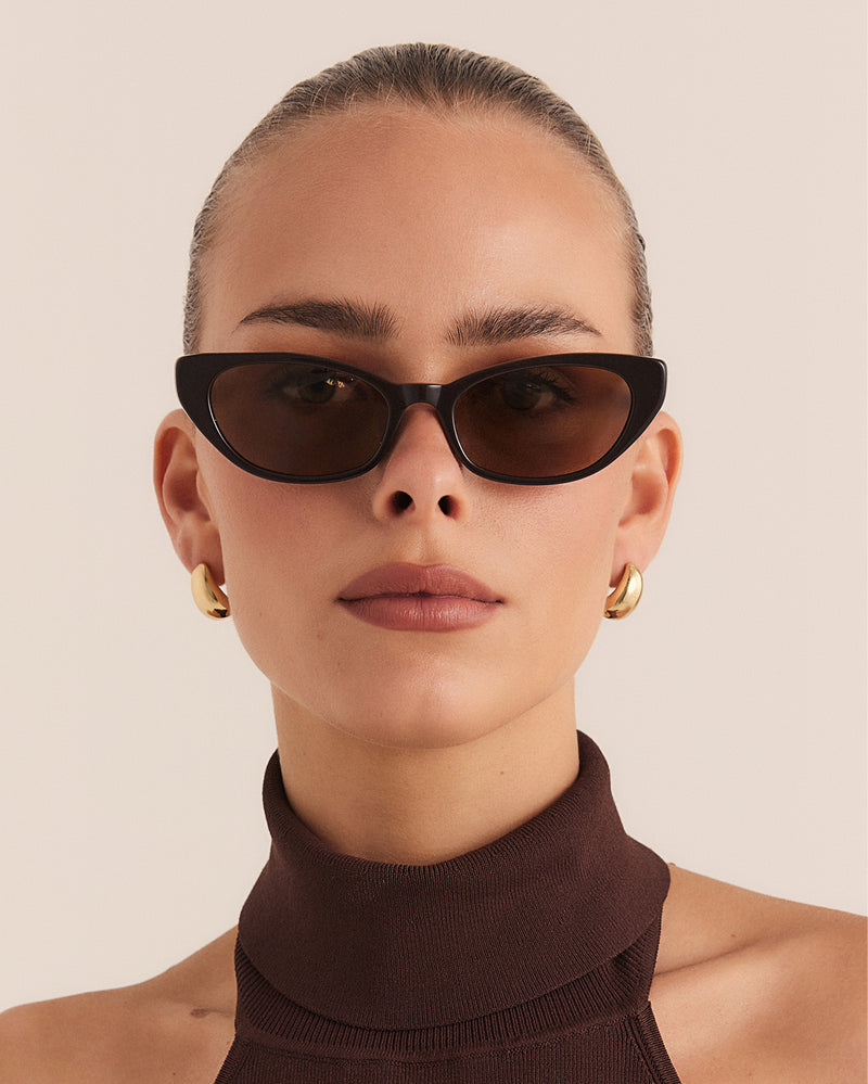 THE DEMI - DARK CACAO-ESPRESSO-SUNGLASSES-BANBE-Billini