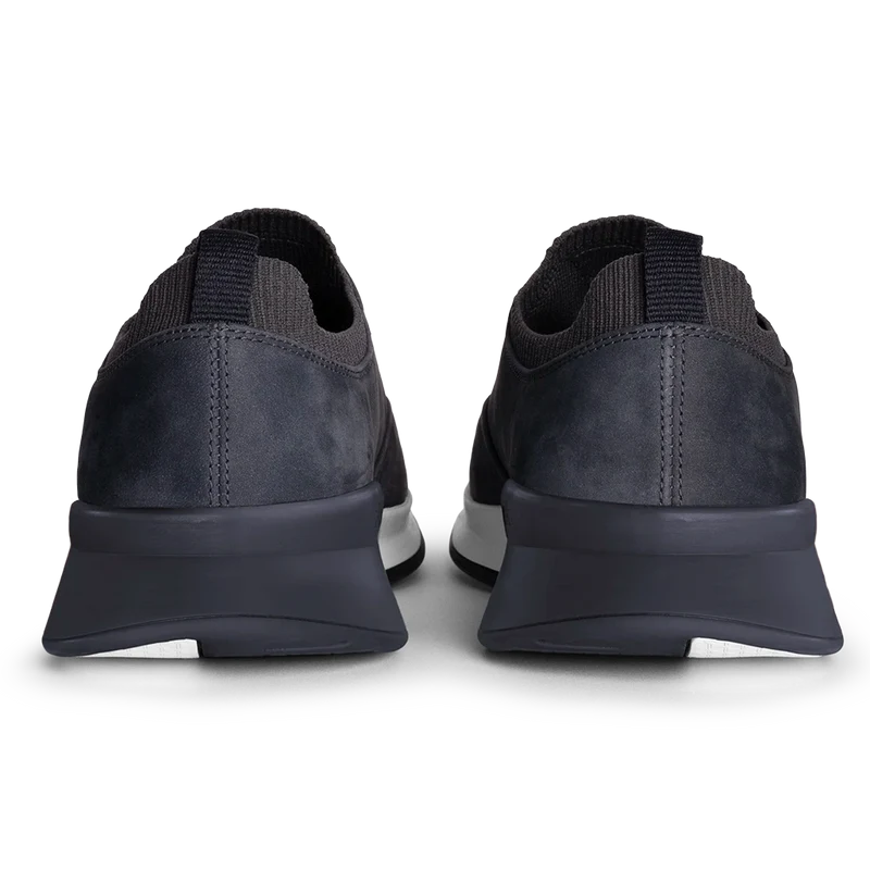 The Hybrid in Cobalt Blue Nubuck by Amberjack - Back View