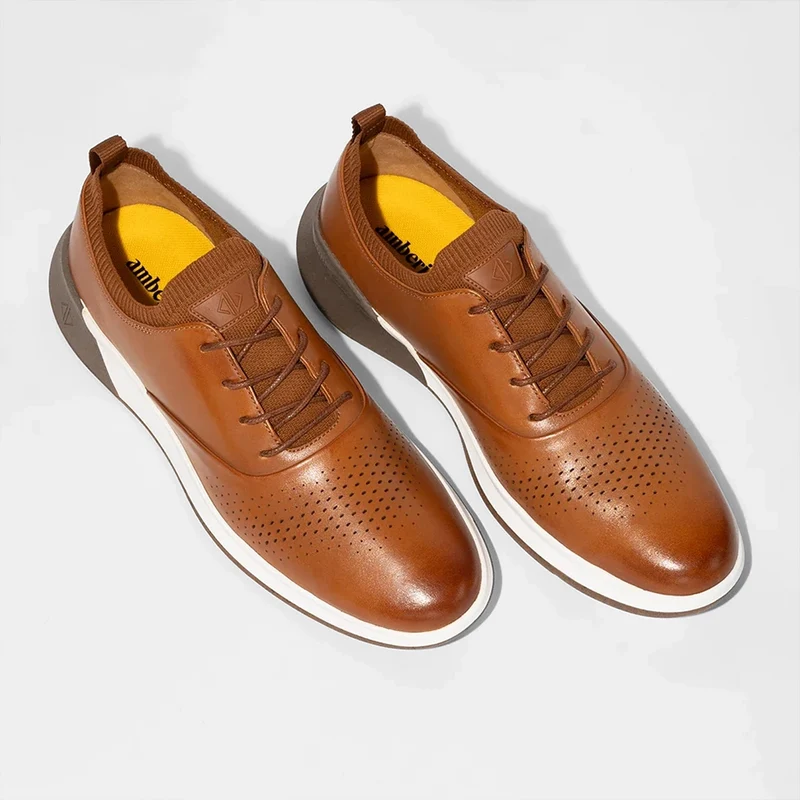 The Hybrid  in Honey Tan by Amberjack - Three Quarter Angle