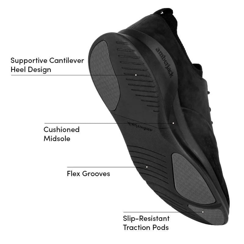 The Hybrid Midnight Labeled Outsole