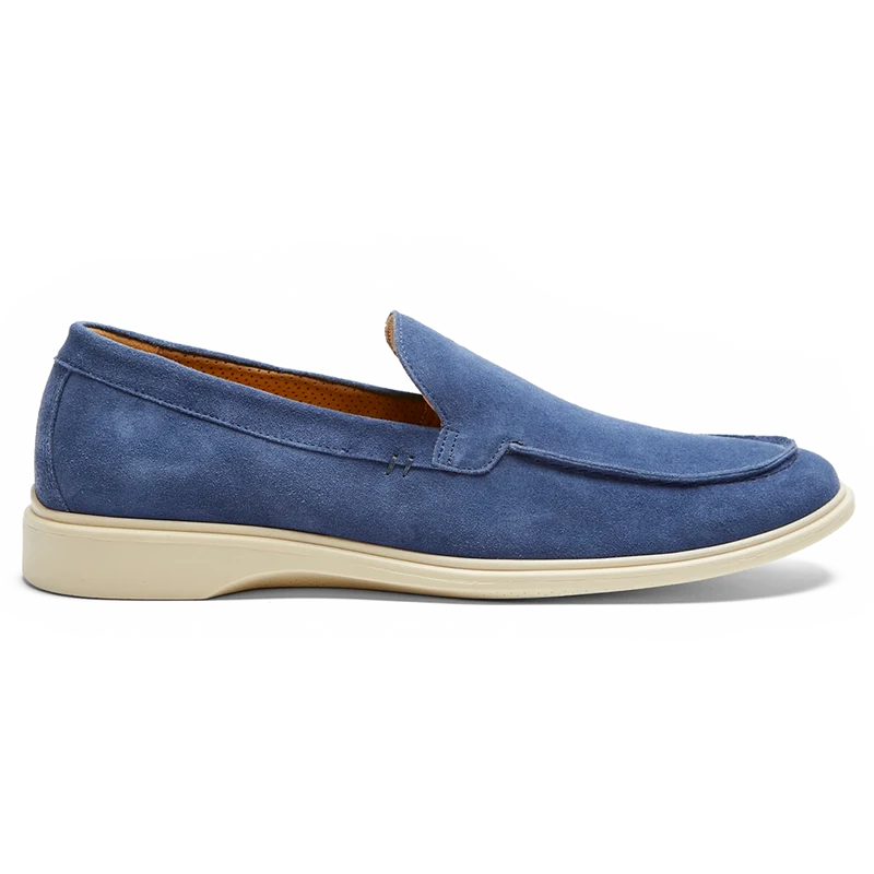 The Loafer in Cobalt Blue by Amberjack - Lateral View