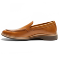 The Loafer by Amberjack in Honey Tan Leather - Medial View
