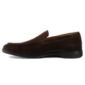 The Loafer by Amberjack in Walnut brown suede - Medial View