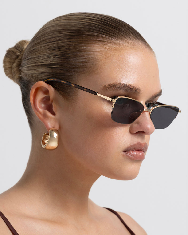 THE LYDIA - HAVANA TORT-GOLD-SMOKE-SUNGLASSES-BANBE-Billini
