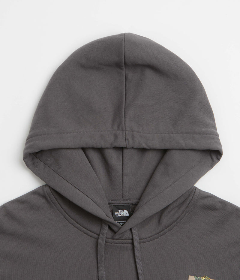 The North Face Connect Relaxed Graphic Hoodie in Anthracite Grey