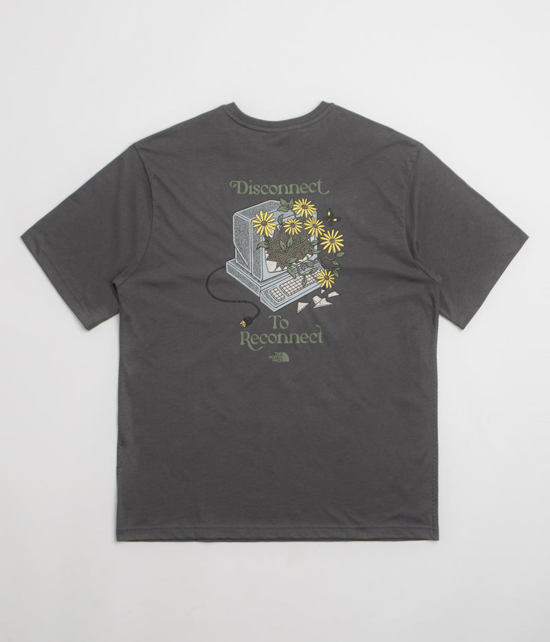 The North Face Connected Relaxed Graphic T-Shirt in Anthracite Grey