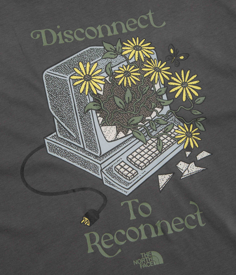 The North Face Connected Relaxed Graphic T-Shirt in Anthracite Grey