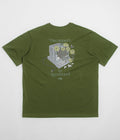 The North Face Connected Relaxed Graphic T-Shirt in Woodland Green
