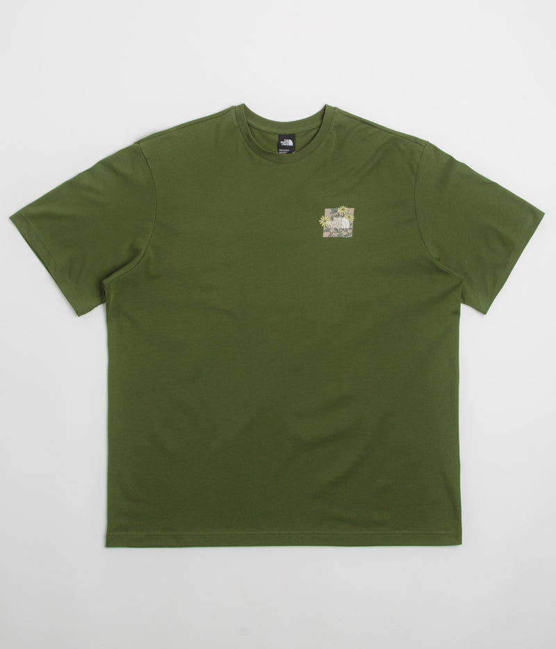 The North Face Connected Relaxed Graphic T-Shirt in Woodland Green