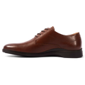 The Original Classic Dress Shoe by Amberjack in Chestnut Brown Leather - Medial View