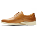 The Original Dress Shoe by Amberjack in Honey & Cream Tan Leather - Medial View