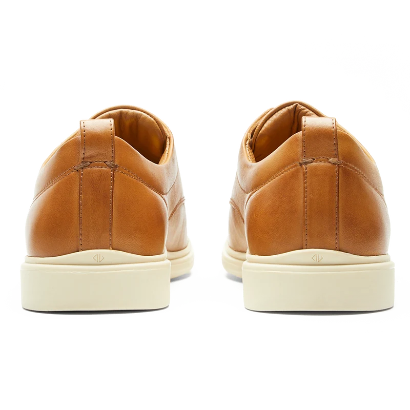 The Original Dress Shoe by Amberjack in Honey & Cream Tan Leather - B Viewck