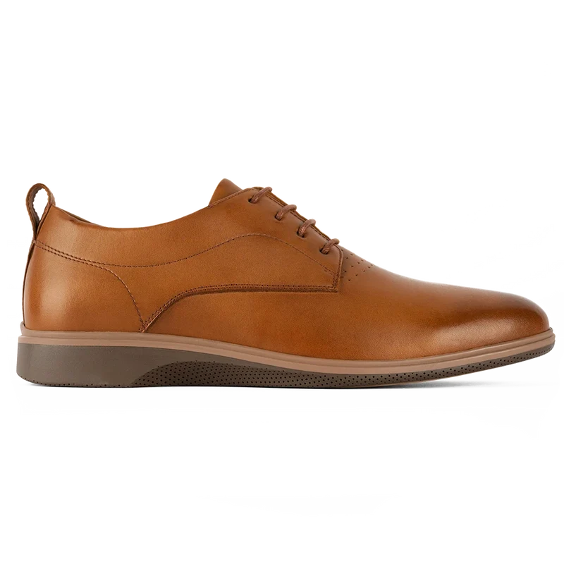The Original Dress Shoe by Amberjack in Honey Tan - Lateral View