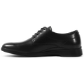 The Original Classic Dress Shoe by Amberjack in Obsidian Black Leather - Medial View