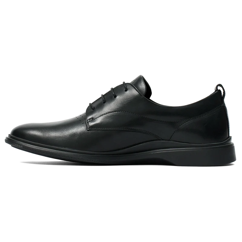 The Original Dress Shoe by Amberjack in Obsidian Black - Medial View