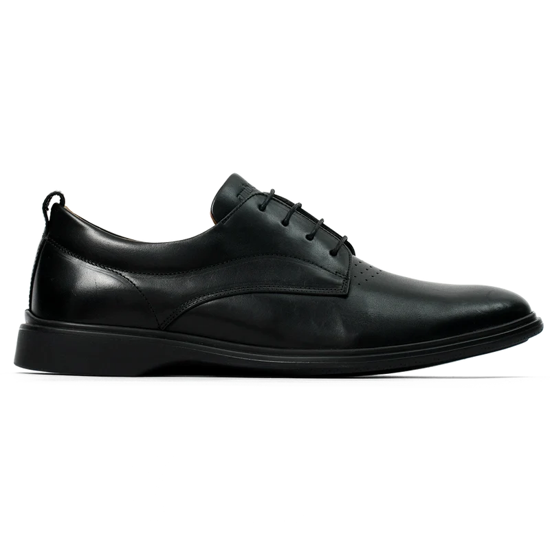 The Original Dress Shoe by Amberjack in Obsidian Black - Lateral View