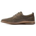 The Original Dress Shoe by Amberjack in Slate Grey Suede - Medial View