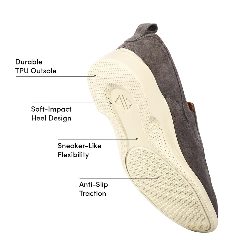 The Slip On Carbon labeled outsole