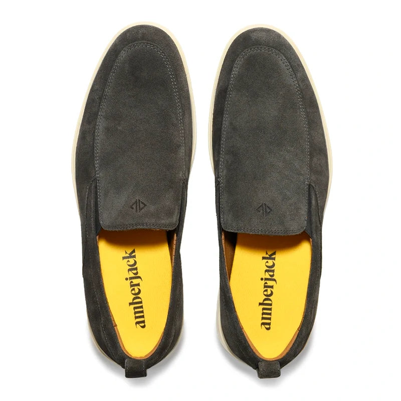 The Slip-On in Carbon by Amberjack - Top Down View