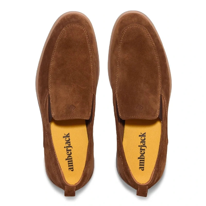 The Slip-On in Grizzly by Amberjack - Top Down View