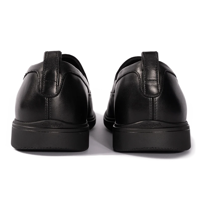 The Slip-On in Obsidian by Amberjack - Back View