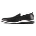 The Slip-On in Onyx by Amberjack - Medial View