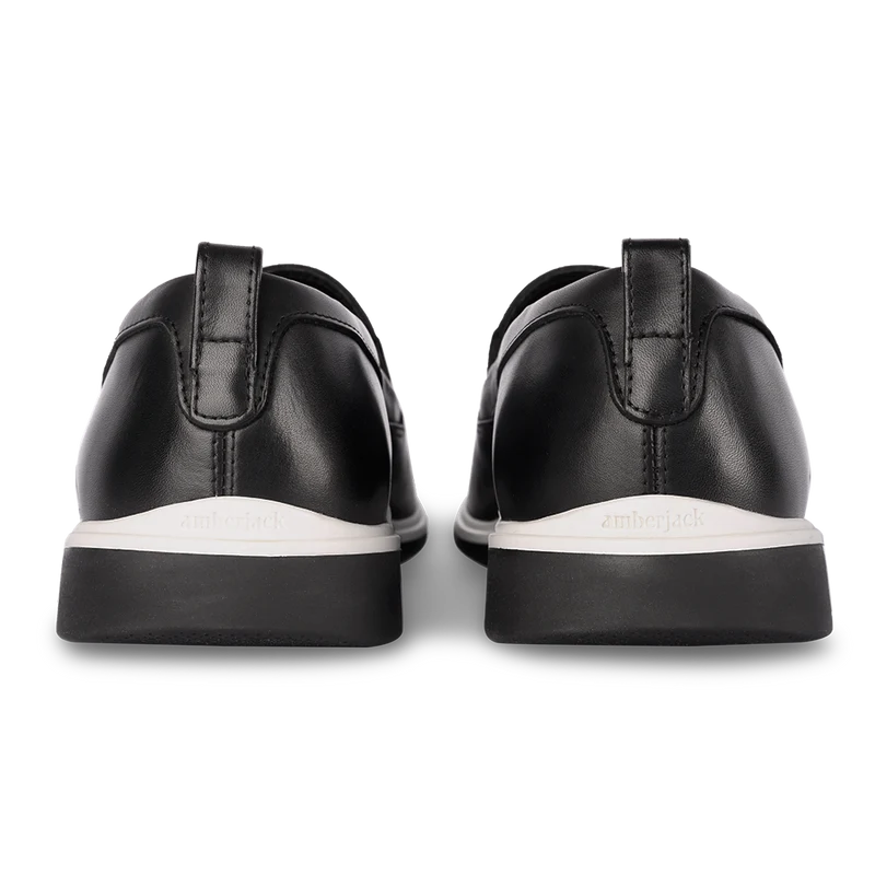 The Slip-On in Onyx by Amberjack - Back View