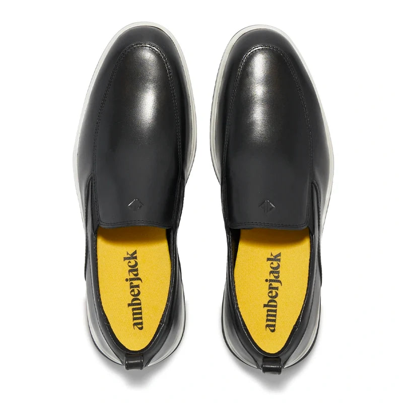 The Slip-On in Onyx by Amberjack - Top Down View