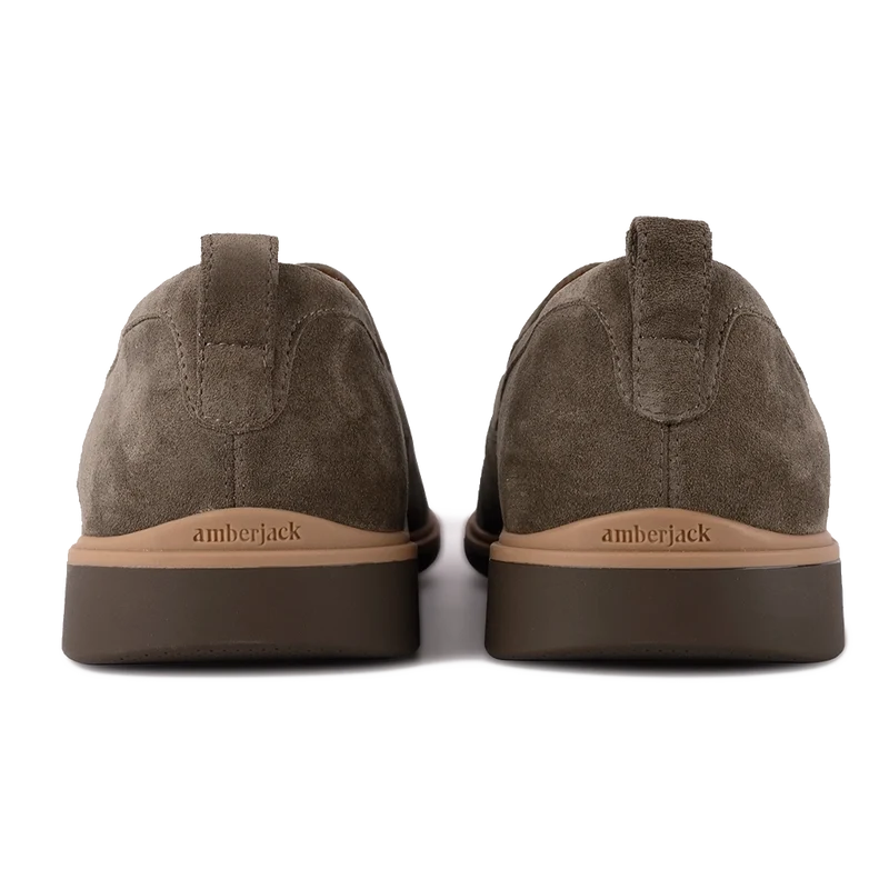 The Slip-On in Slate by Amberjack - Back View